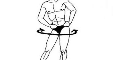 Rotación pélvica un ejercicio de fuerza masculino simple pero efectivo