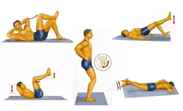 Una serie de ejercicios físicos para potenciar la fuerza masculina