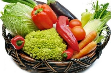 Lista de verduras para una potencia adicional