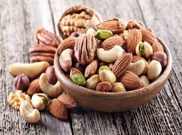 Las nueces son útiles para la efectividad